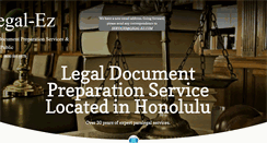 Desktop Screenshot of legal-ez.com