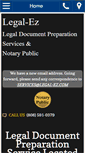Mobile Screenshot of legal-ez.com
